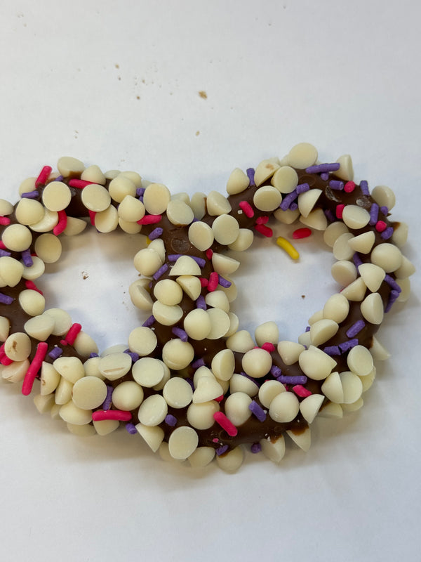 Decorated Large Chocolate Covered Pretzels Dayton Homemade Chocolates