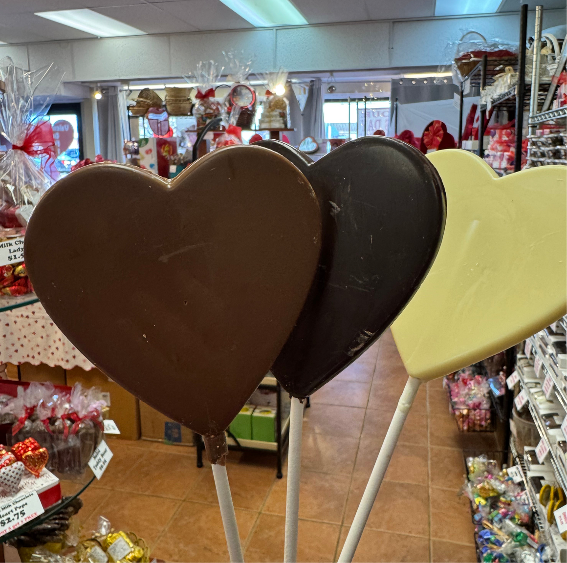 Heart Lollipops