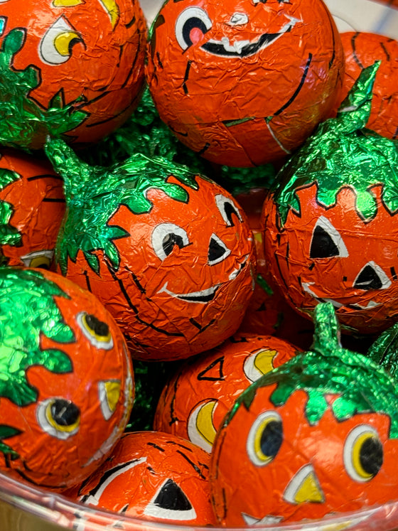 Foiled Milk Chocolate Peanut Butter Filled Pumpkins