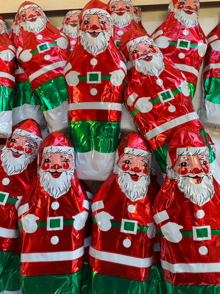 Milk Chocolate Standing Foil Santa