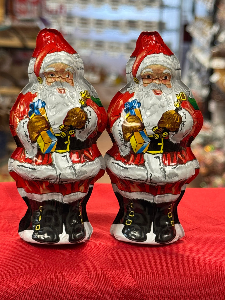 Milk Chocolate Foiled Snowman or Santa