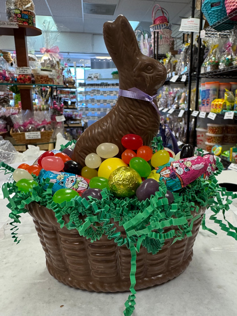 All Chocolate Oval Easter Basket