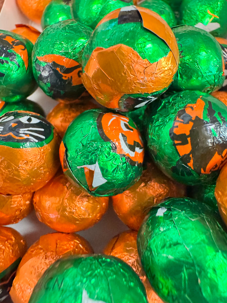 Milk Chocolate Foiled Halloween Balls