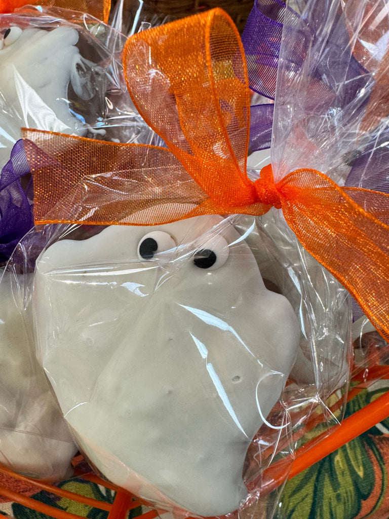 Chocolate Covered Marshmallow Ghost