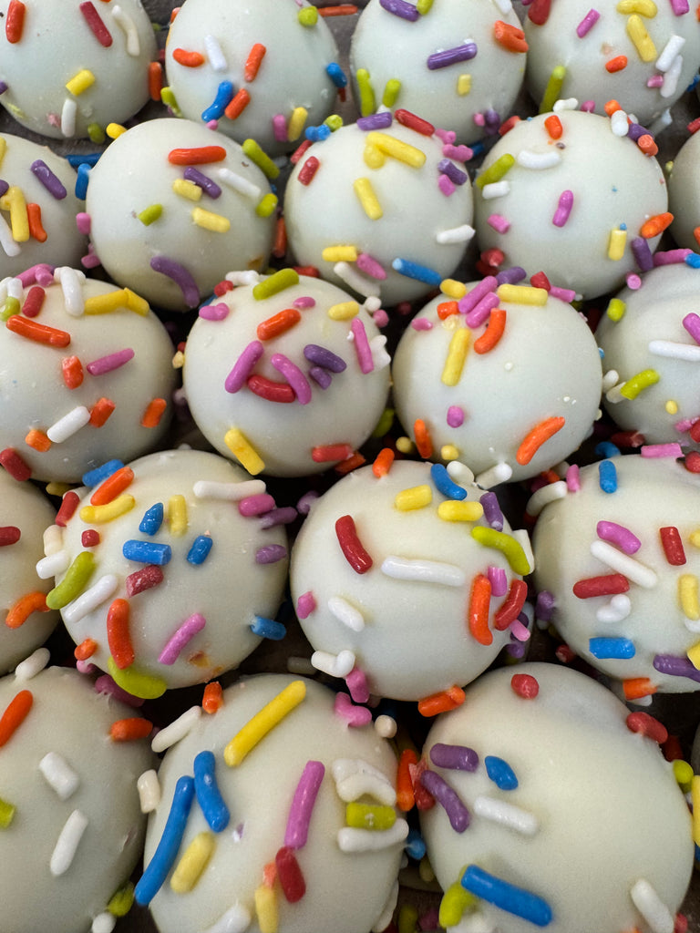 Gourmet Truffles: Birthday Cake