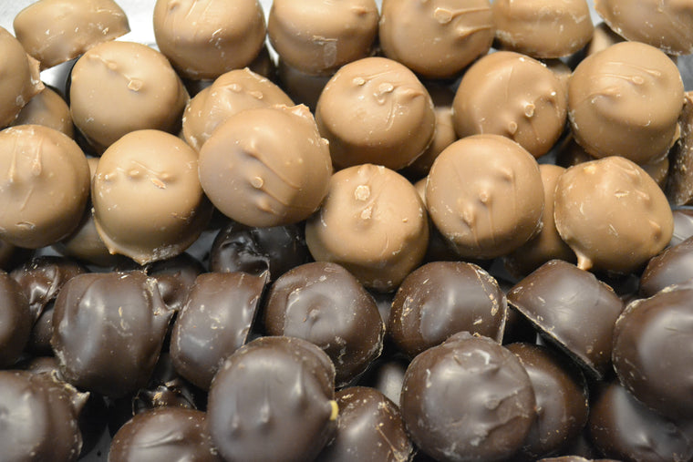 Milk and Dark Chocolate Maple Creams