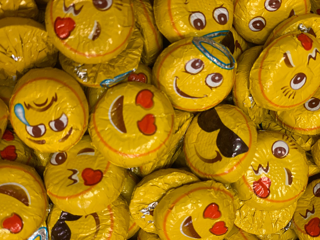 Milk Chocolate Foiled Emojis