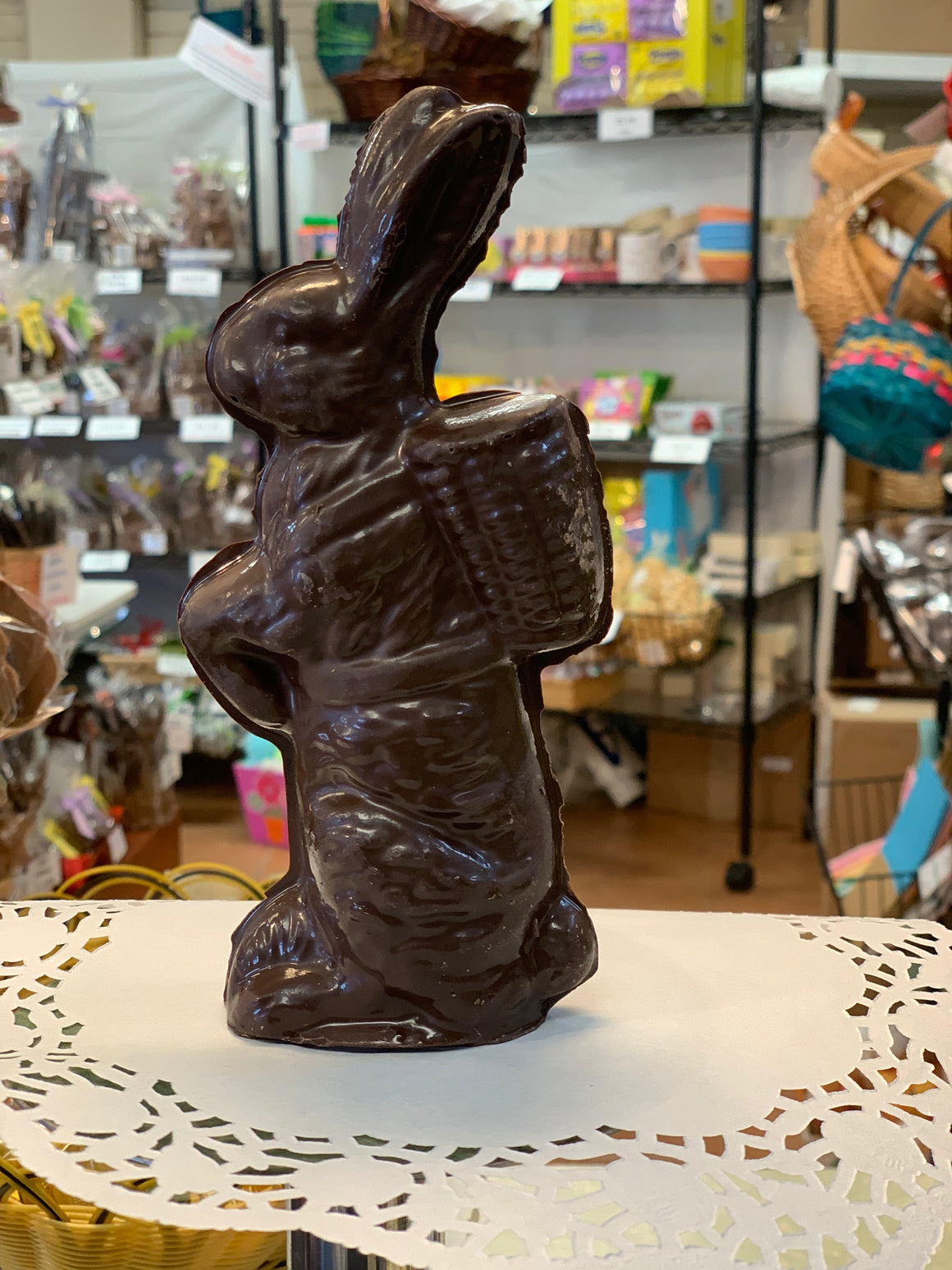 Dark or White Chocolate Medium Hollow Bunny