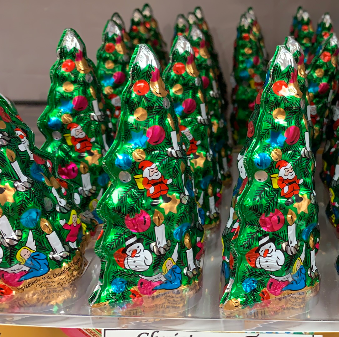 Milk Chocolate Foiled Christmas Tree